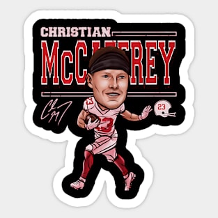 Christian Mccaffrey San Francisco Coon Sticker